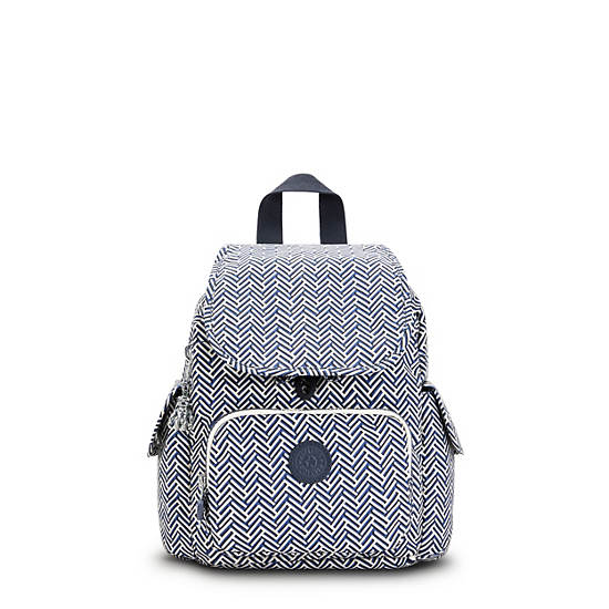 Mochilas Kipling City Pack Mini Printed Blancos | MX 1494SG